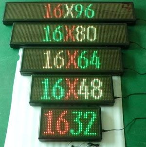 LED matrix P10 display